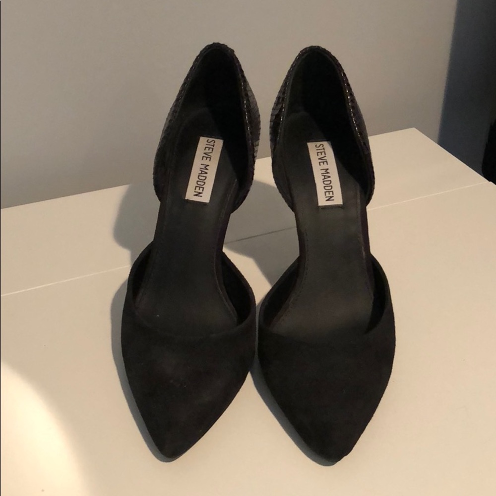 Steven Madden Black Stiletto